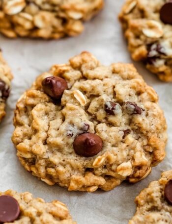 Perfectly Thick & Chewy Vegan Oatmeal Cookies Recipe